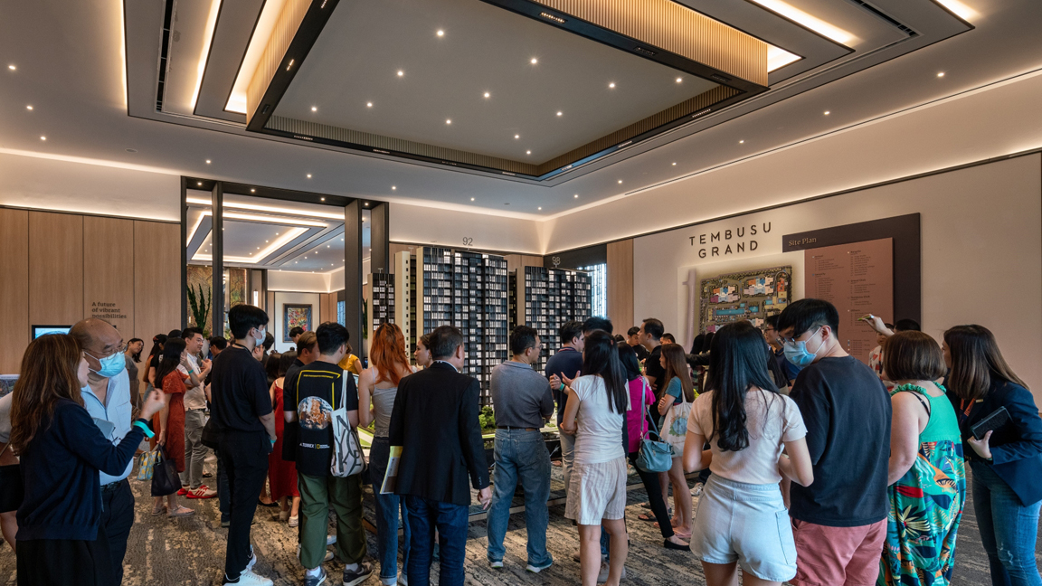 Strong demand for Tembusu Grand, the first new launch in Katong this year – 340 units sold on launch weekend