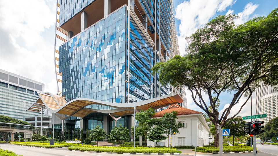 South Beach Tower marks a new green milestone as the first recipient of BCA’s GBIC 2.0 Demonstration Programme