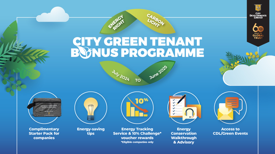 CDL pilots first-of-its-kind decarbonisation initiative City Green Tenant Bonus Programme for Republic Plaza tenants