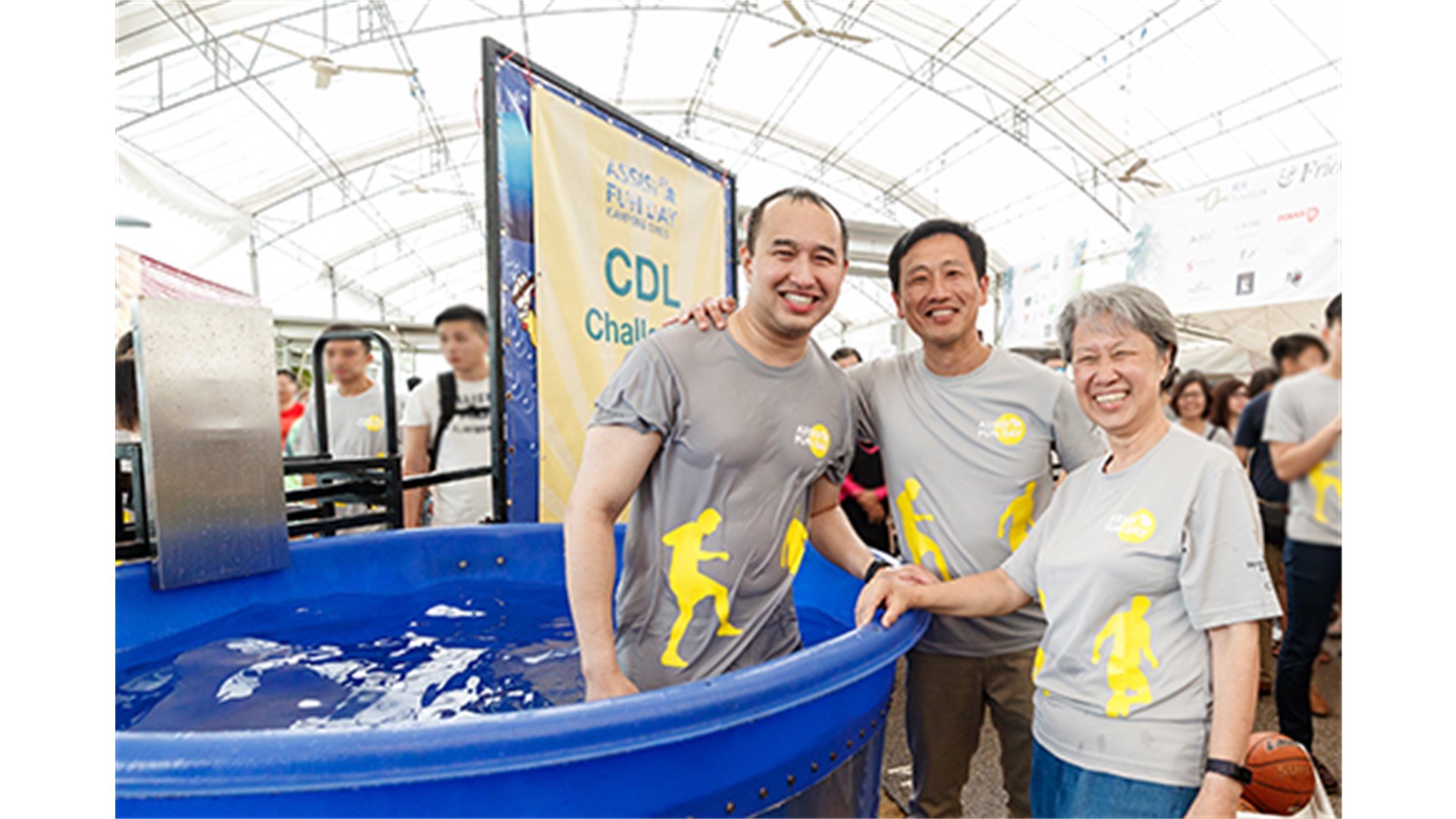 Making a splash to raise funds