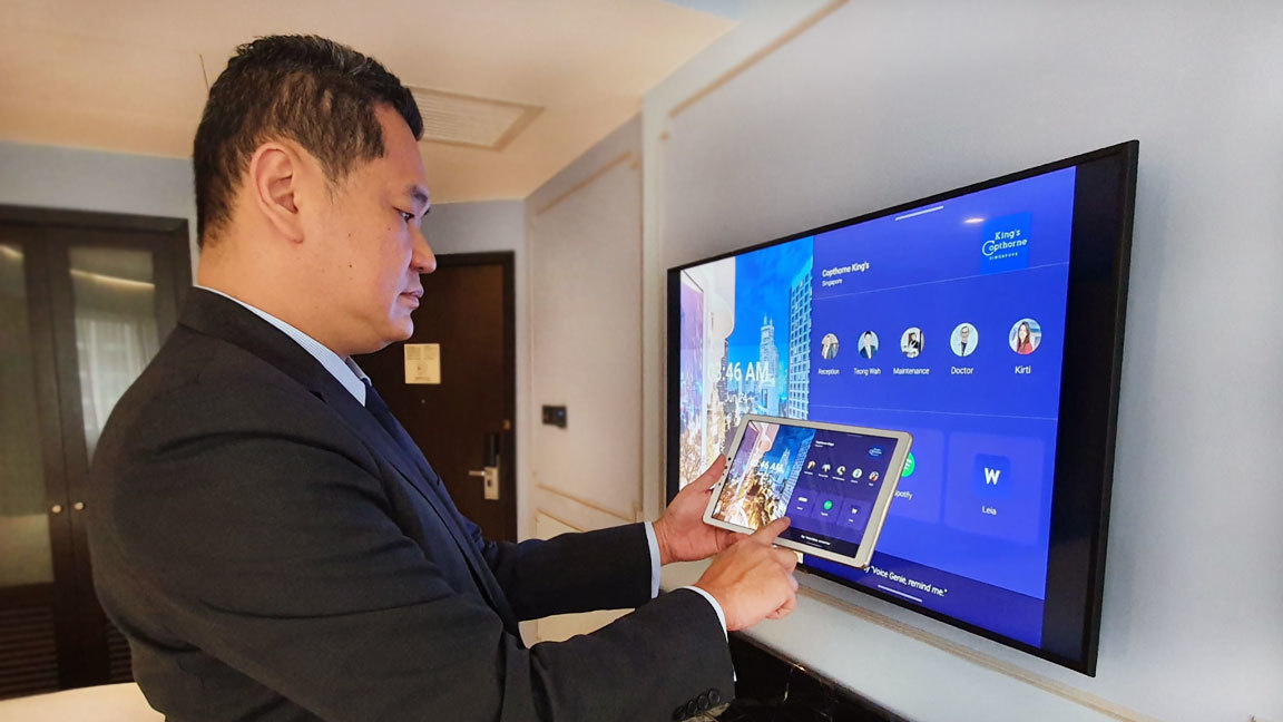 Your voice is my command – Voice AI assistants at Copthorne King’s Singapore