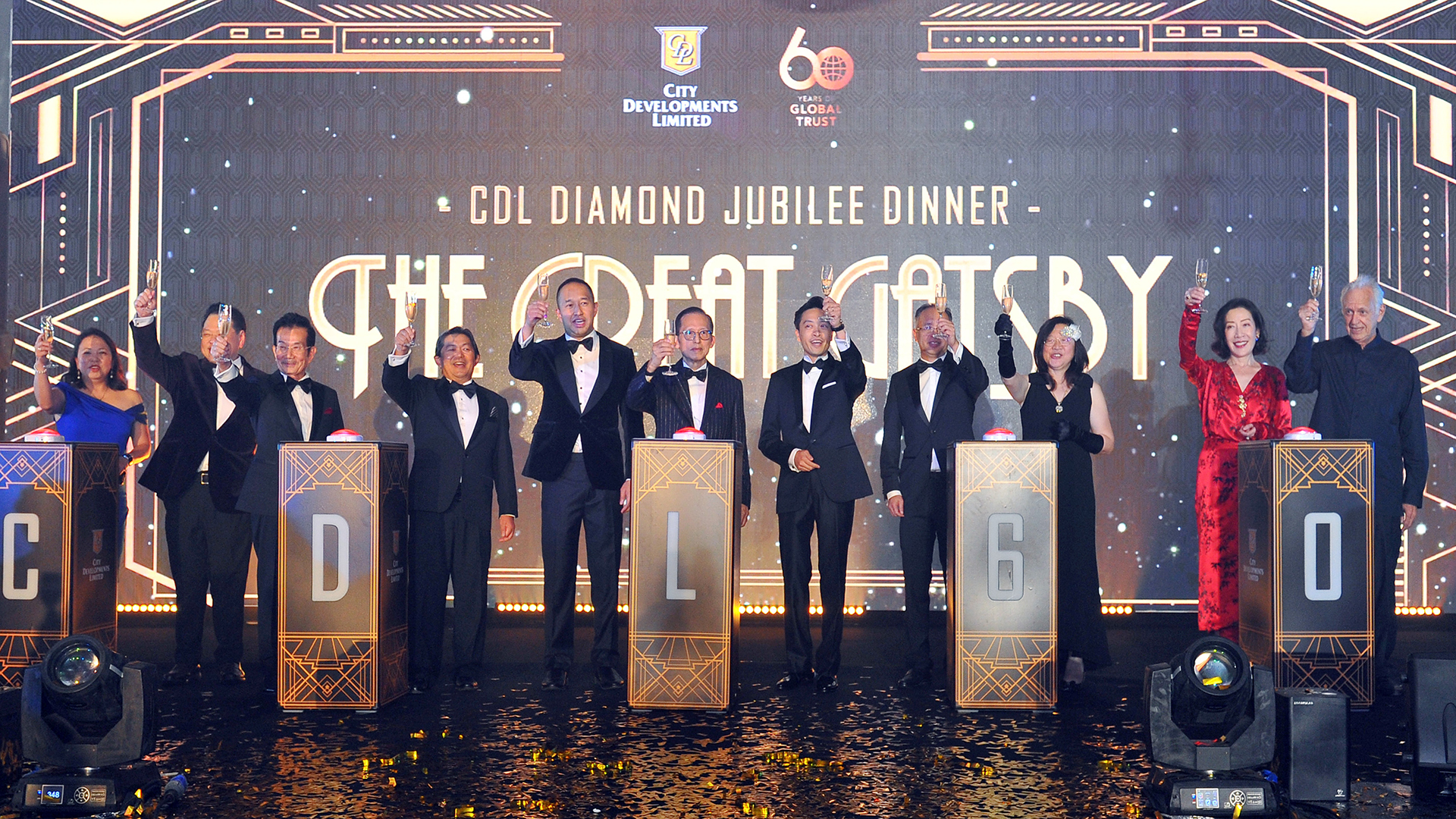 Glitz and glamour at CDL’s Diamond Jubilee staff dinner
