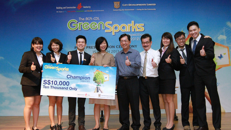 Students showcase innovative ideas in greening show suite at Green Sparks Competition