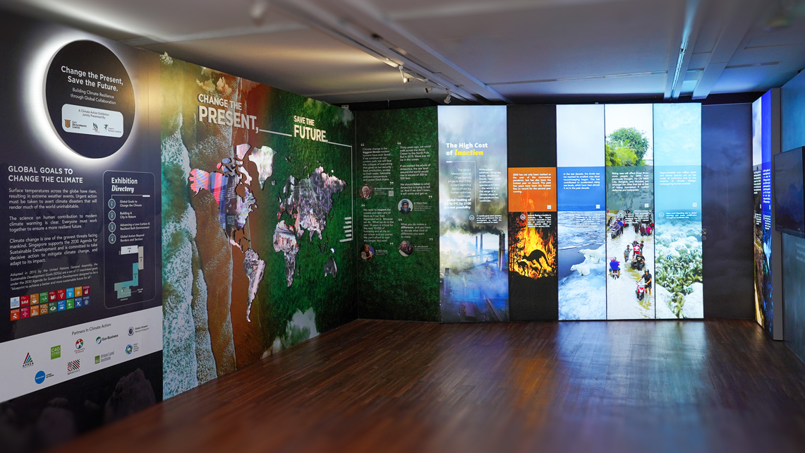 Change the Present, Save the Future – an exhibition on building climate resilience through global collaboration