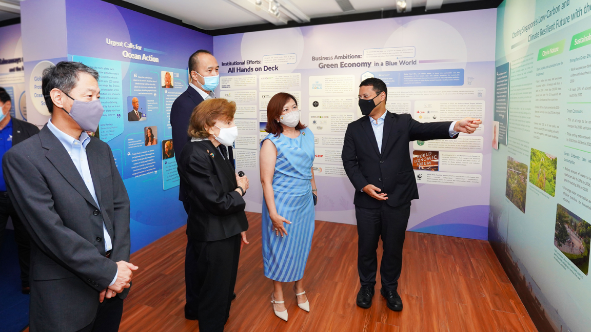 Change the Present, Save the Ocean – an exhibition on the ocean crisis and global commitment on marine conservation